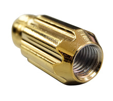 画像をギャラリービューアに読み込む, NRG 500 Series M12 X 1.5 Bullet Shape Steel Lug Nut Set - 21 Pc w/Lock Key - Chrome Gold