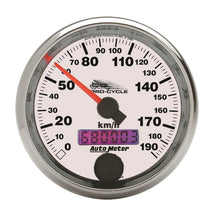 画像をギャラリービューアに読み込む, Autometer Pro-Cycle Gauge Speedo 2 5/8in 190 Kmh Elec White