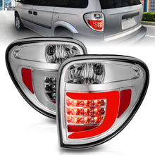 画像をギャラリービューアに読み込む, ANZO 2004-2007 Dodge Grand Caravan LED Tail Lights w/ Light Bar Chrome Housing Clear Lens