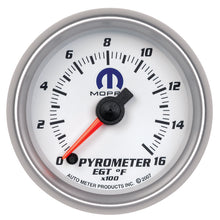 画像をギャラリービューアに読み込む, Autometer Mopar 52.4mm SSE 1600 Degree F Pyrometer (EGT) Gauge