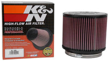 画像をギャラリービューアに読み込む, K&amp;N Universal Rubber Filter 6in Flange ID / 7.5in OD / 6in Height / Round Straight