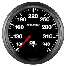 画像をギャラリービューアに読み込む, Autometer Elite 52mm 100-340 Deg F Oil Temp Peak &amp; Warn w/ Electronic Control Gauge