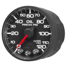 画像をギャラリービューアに読み込む, Autometer Spek-Pro - Nascar 2-1/16in Oil Press 0-120 psi Bfb Ecu