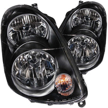 画像をギャラリービューアに読み込む, ANZO 2003-2004 Infiniti G35 Crystal Headlights Black
