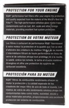画像をギャラリービューアに読み込む, K&amp;N Cellulose Media Fuel Filter 2.125in OD x 4.281in L