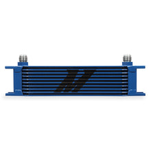画像をギャラリービューアに読み込む, Mishimoto Universal 10 Row Oil Cooler - Blue