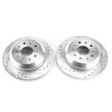 画像をギャラリービューアに読み込む, Power Stop 2018 Jeep Wrangler Rear Evolution Drilled &amp; Slotted Rotors - Pair