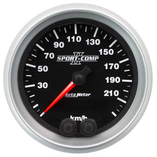 画像をギャラリービューアに読み込む, Autometer Sport-Comp II 3-3/8in. 0-225KM/H (GPS) Speedometer Gauge