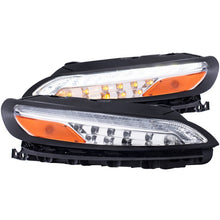 画像をギャラリービューアに読み込む, ANZO 2014-2016 Jeep Cherokee LED Parking Lights Chrome w/ Amber Reflector