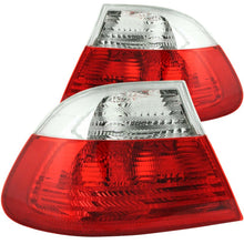 画像をギャラリービューアに読み込む, ANZO 2000-2003 BMW 3 Series E46 Taillights Red/Clear