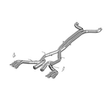 画像をギャラリービューアに読み込む, MBRP 2016 Chevy Camaro V8 6.2L 6spd 3in Alum Race Dual Cat Back w/ 4.5in Quad Dual Wall Tips