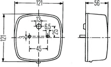 画像をギャラリービューアに読み込む, Hella 2578 Stop / Turn / Tail / License Plate Lamp
