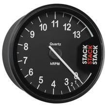 画像をギャラリービューアに読み込む, Autometer Stack Clubman Tachometer 80mm 0-3-13K RPM - Black