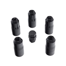 画像をギャラリービューアに読み込む, Rugged Ridge 18-20 Jeep Wrangler JL/JLU Black M14-1.5 Wheel Lock Nut Set w/Key