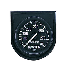 画像をギャラリービューアに読み込む, Autometer AutoGage 52.4mm Mechanical 100-280 Deg F Water Temp Gauge - Black