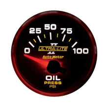 画像をギャラリービューアに読み込む, Autometer Ultra-Lite II 52mm 0-100 PSI Electrical Oil Pressure Gauge