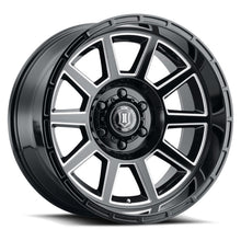 画像をギャラリービューアに読み込む, ICON Recoil 20x10 5x5 -24mm Offset 4.5in BS Gloss Black Milled Spokes Wheel