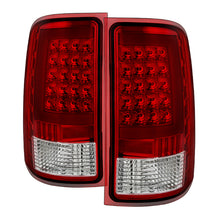 画像をギャラリービューアに読み込む, xTune GMC Sierra 07-13 LED Tail Lights Red Clear ALT-ON-GS07-G2-LED-RC