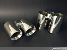 画像をギャラリービューアに読み込む, AWE Tuning Panamera Turbo Performance Exhaust System Track Edition Polished Silver Tips