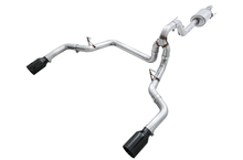 画像をギャラリービューアに読み込む, AWE Tuning 2015+ Ford F-150 0FG Dual Exit Performance Exhaust System w/5in Diamond Black Tips