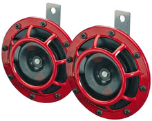 画像をギャラリービューアに読み込む, Hella Supertone Horn Kit 12V 300/500HZ Red (003399803 = 003399801)