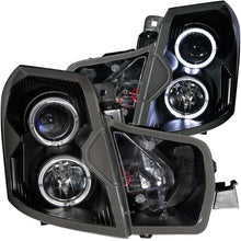 画像をギャラリービューアに読み込む, ANZO 2003-2007 Cadillac CTS Projector Headlights w/ Halo Black