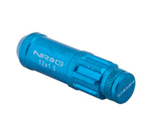 画像をギャラリービューアに読み込む, NRG 700 Series M12 X 1.5 Steel Lug Nut w/Dust Cap Cover Set 21 Pc w/Locks &amp; Lock Socket - Blue