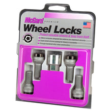 画像をギャラリービューアに読み込む, McGard Wheel Lock Bolt Set - 4pk. (Radius Seat) M14X1.5 / 17mm Hex / 26.7mm Shank Length - Black