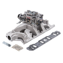 画像をギャラリービューアに読み込む, Edelbrock Manifold And Carb Kit Performer RPM Air-Gap Small Block Ford 351W Natural Finish