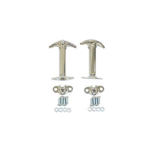画像をギャラリービューアに読み込む, Rugged Ridge 41-95 Jeep CJ / Jeep Wrangler YJ Chrome Hood Catch Set