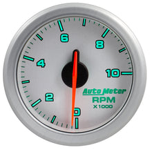 画像をギャラリービューアに読み込む, Autometer Airdrive 2-1/6in Tachometer Gauge 0-10K RMP - Silver