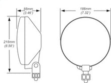 画像をギャラリービューアに読み込む, Hella Headlamp FF-ZF 0/180GR MG12 1F7