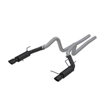 画像をギャラリービューアに読み込む, MBRP 11-14 Ford Mustang GT 5.0L 3in Cat Back Dual Split Rear Race Version 4in Tips - Black