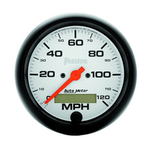 画像をギャラリービューアに読み込む, Autometer Phantom 3-3/8in 120MPH Speedometer Electric Program w/ LCD Odometer