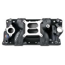 画像をギャラリービューアに読み込む, Edelbrock Intake Manifold RPM Air-Gap Small-Block Chevy 262-400 Black