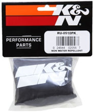 画像をギャラリービューアに読み込む, K&amp;N Round Straight - Black - 3.5in ID x 5in H - PreCharger Air Filter Wrap Blue