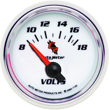 画像をギャラリービューアに読み込む, Autometer C2 2-1/16in Electric 18V Voltmeter Gauge