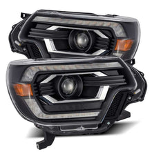 画像をギャラリービューアに読み込む, AlphaRex 12-15 Toyota Tacoma LUXX LED Projector Headlights Plank Style Black w/DRL