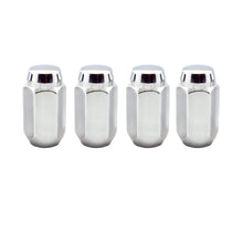 画像をギャラリービューアに読み込む, McGard Hex Lug Nut (Cone Seat) M12X1.75 / 13/16 Hex / 1.815in. Length (4-Pack) - Chrome