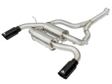 画像をギャラリービューアに読み込む, aFe MACHForce XP SS-304 Black Tip 2.5in Dia Axle Back Exhaust 12-15 BMW 335i (F30) 3.0L (t)