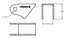 画像をギャラリービューアに読み込む, Ridetech Tri Link Frame Rod End Bracket 1-3/4in Wide