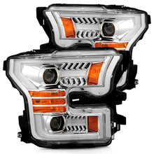 画像をギャラリービューアに読み込む, AlphaRex 15-17 Ford F-150 PRO-Series Projector Headlights Plank Style Chrm w/Activ Light/Seq Signal