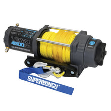 画像をギャラリービューアに読み込む, Superwinch 4500 LBS 12V DC 1/4in x 50ft Synthetic Rope Terra 4500SR Winch - Gray Wrinkle