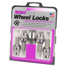 画像をギャラリービューアに読み込む, McGard Wheel Lock Bolt Set - 4pk. (Radius Seat) M14X1.5 / 17mm Hex / 28.2mm Shank Length - Chrome
