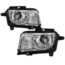 画像をギャラリービューアに読み込む, xTune 10-13 Chevrolet Camaro OEM Style Halogen Headlights - Chrome (HD-JH-CCAM10-OE-C)