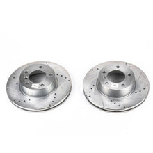 画像をギャラリービューアに読み込む, Power Stop 08-13 BMW 128i Front Evolution Drilled &amp; Slotted Rotors - Pair