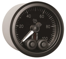 画像をギャラリービューアに読み込む, Autometer Stack Instruments Pro Control 52mm 0-100 PSI Oil Pressure Gauge - Black (1/8in NPTF Male)
