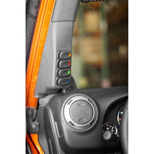画像をギャラリービューアに読み込む, Rugged Ridge A-Pillar 4 Switch Pod Kit Black LHD 11-18 JK