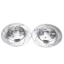 画像をギャラリービューアに読み込む, Power Stop 02-08 Jaguar X-Type Rear Evolution Drilled &amp; Slotted Rotors - Pair
