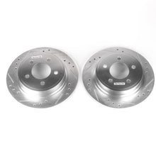画像をギャラリービューアに読み込む, Power Stop 04-08 Chrysler Pacifica Rear Evolution Drilled &amp; Slotted Rotors - Pair